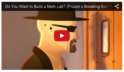 Yes-- Alex Negrete is one of the masterminds between the Breaking Bad/ Frozen video. 