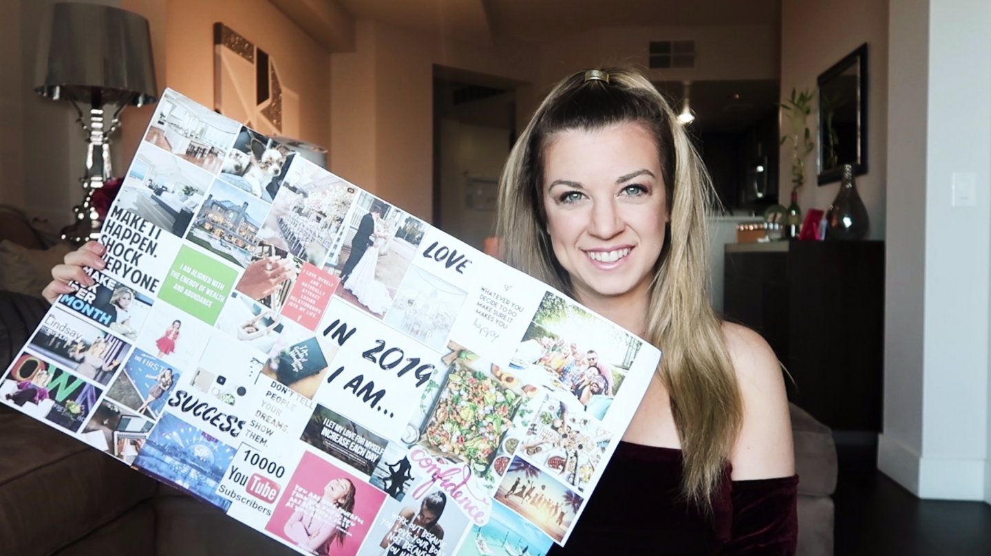 My 2019 Vision Board | How I Always Make My Vision Board Work